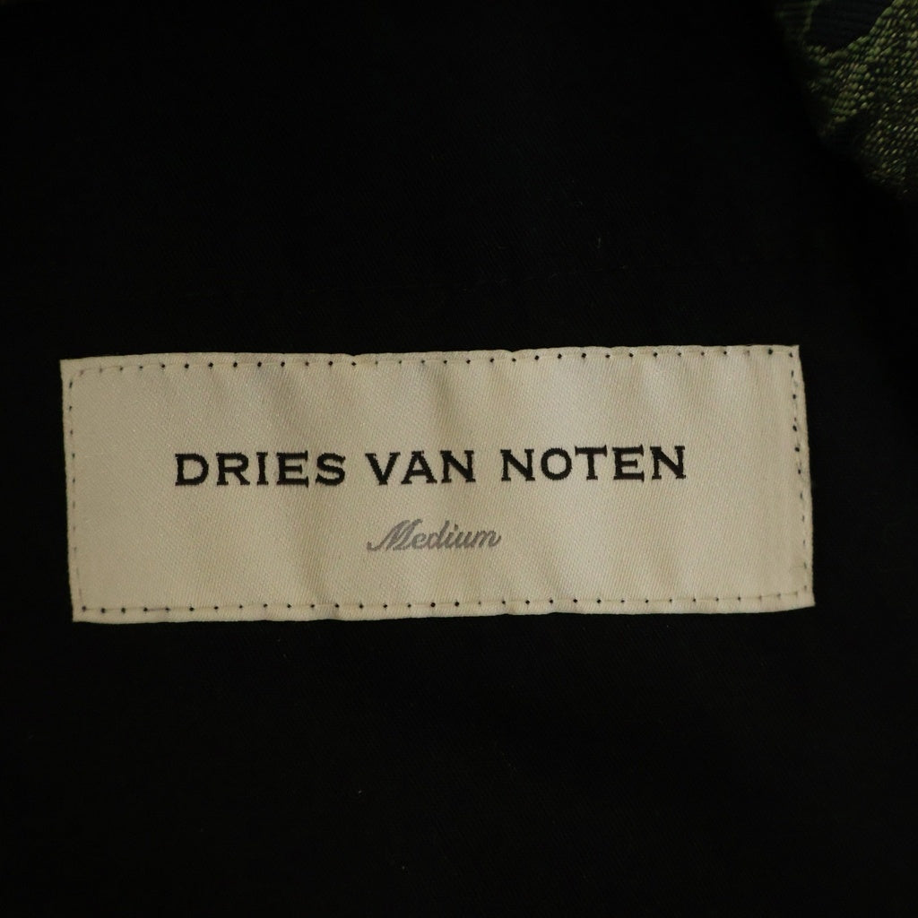 DRIES VAN NOTEN(ドリスヴァンノッテン) Floral Jacguard Jacket フローラル ジャガードジャケット グリーン