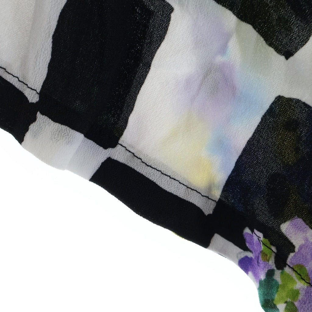 OFF-WHITE(オフホワイト) Checker Flower Print S/S Shirt チェッカー フラワープリント 半袖シャツ 総柄 マルチカラー OMGA171S21FAB001