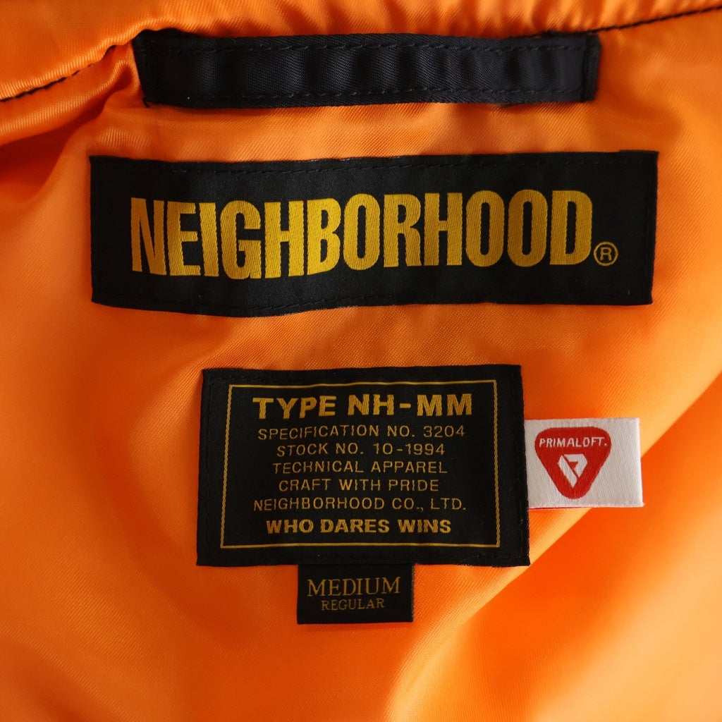 NEIGHBORHOOD(ネイバーフッド) 18AW FLAK N JKT 182TSNH-JKM03 ナイロンミリタリージャケット ブルゾンジャケット ブラック