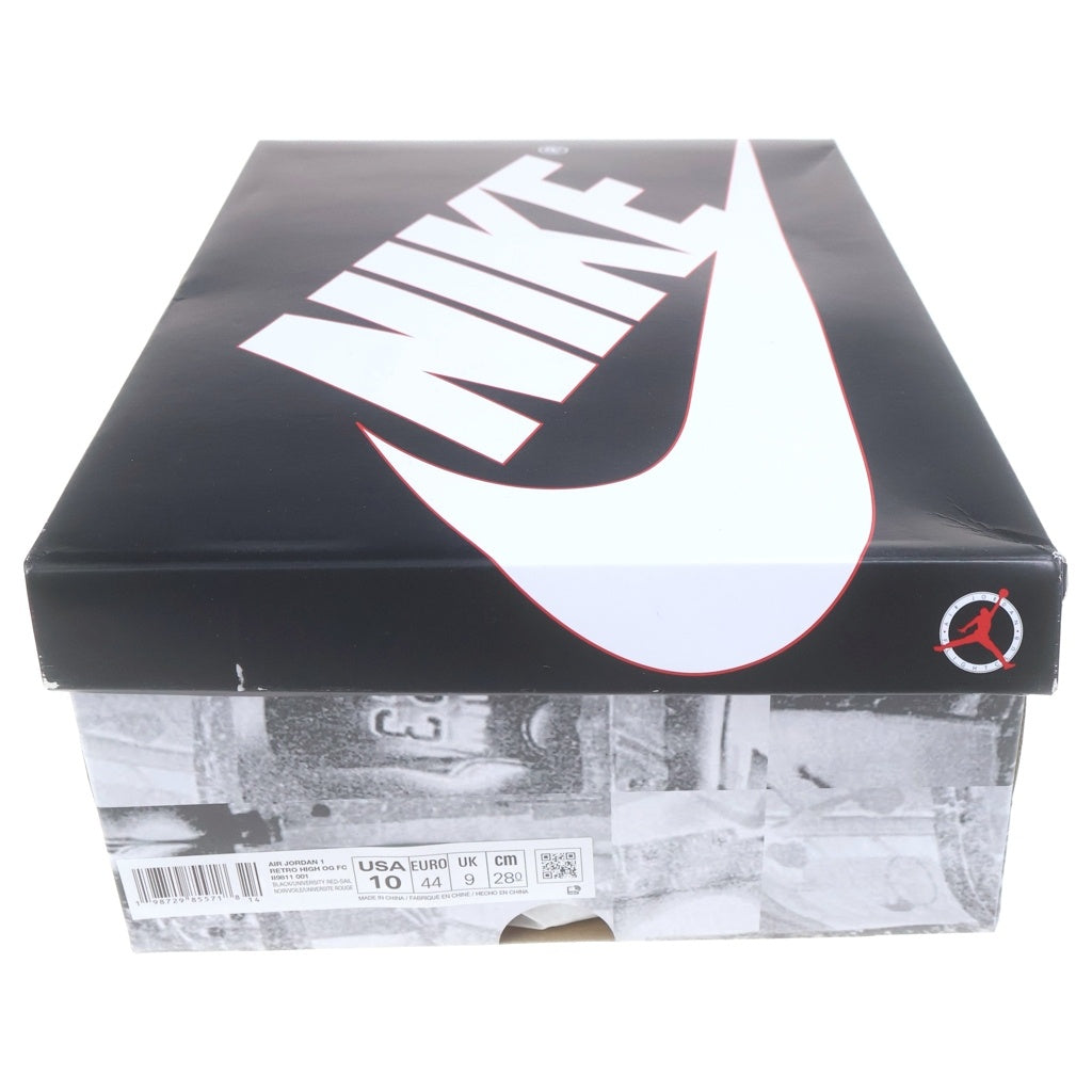 NIKE(ナイキ) Air Jordan 1 High OG Flight Club Black Sail II9811-001 エアジョーダン1 ハイ OG フライトクラブ ブラック セイル ハイカットスニーカー US10/28cm