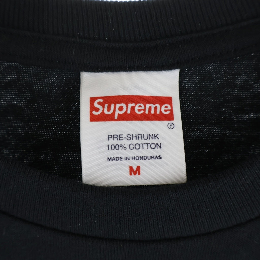 SUPREME(シュプリーム) 26SS God Save Us TEE ゴッド セーブ アス フロントプリント クルーネック半袖Tシャツカットソー ブラック