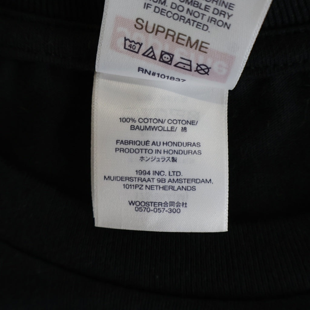 SUPREME(シュプリーム) 26SS God Save Us TEE ゴッド セーブ アス フロントプリント クルーネック半袖Tシャツカットソー ブラック