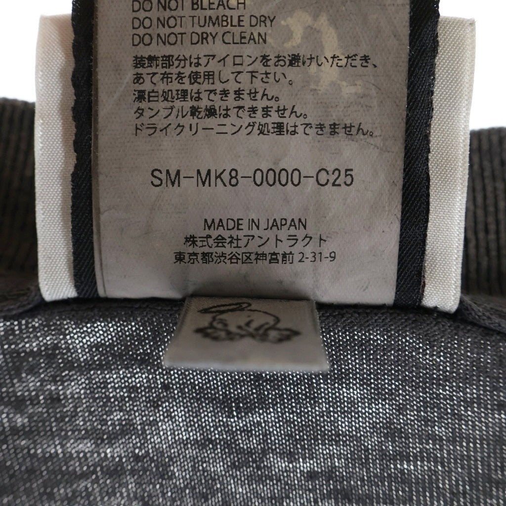 SAINT MICHAEL(セントマイケル) 26SS AEROSMITH AS_SS T-SHIRT クルーネック半袖Tシャツカットソー ブラック SM-MK8-0000-C25