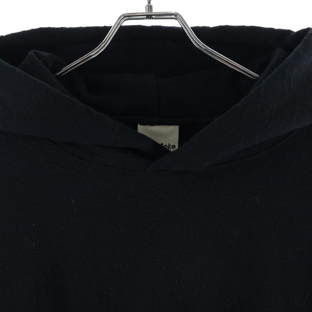 NO BRAND(ノーブランド) MONONOKE MADE モノノケメイド 26SS HOODIE _FLOWER フーディーパーカー ブラック MT-MK8-0000-015