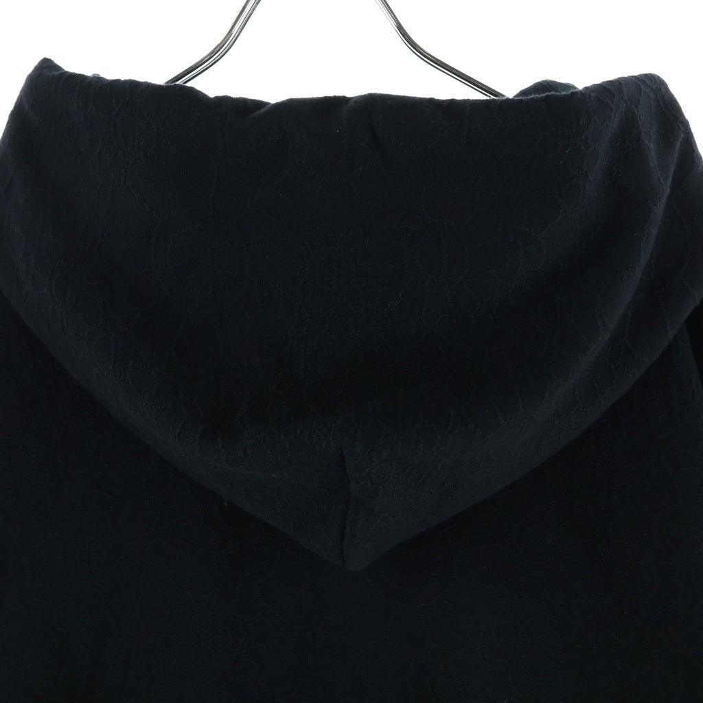 NO BRAND(ノーブランド) MONONOKE MADE モノノケメイド 26SS HOODIE _FLOWER フーディーパーカー ブラック MT-MK8-0000-015