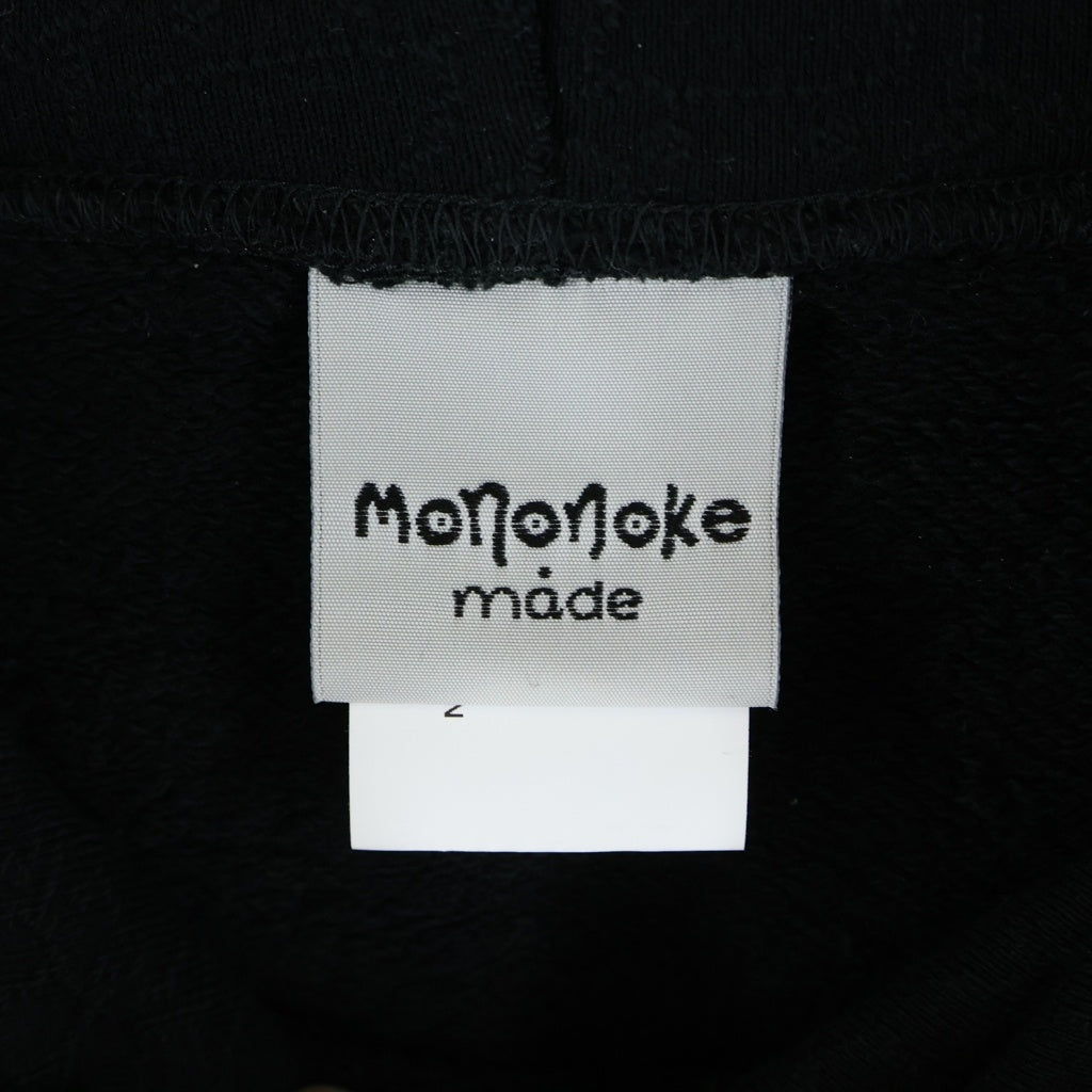 NO BRAND(ノーブランド) MONONOKE MADE モノノケメイド 26SS HOODIE _FLOWER フーディーパーカー ブラック MT-MK8-0000-015