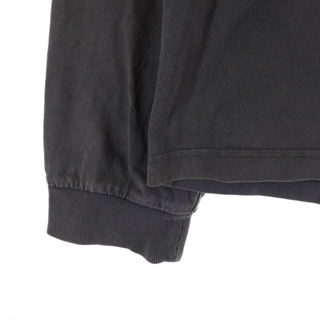 STUSSY(ステューシー) フェード ウォッシュド加工 ロングスリーブ クルーネック長袖Tシャツカットソー グレー