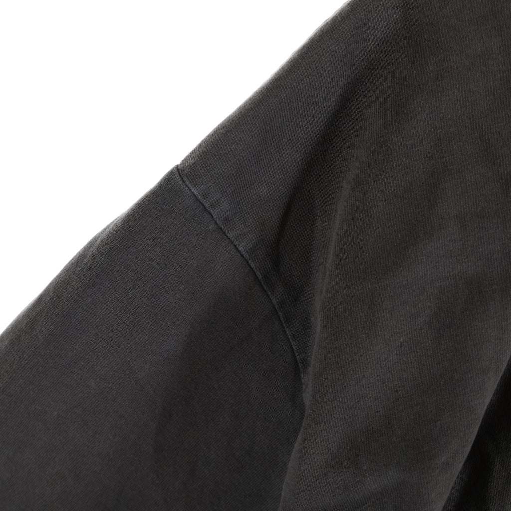 STUSSY(ステューシー) フェード ウォッシュド加工 ロングスリーブ クルーネック長袖Tシャツカットソー グレー