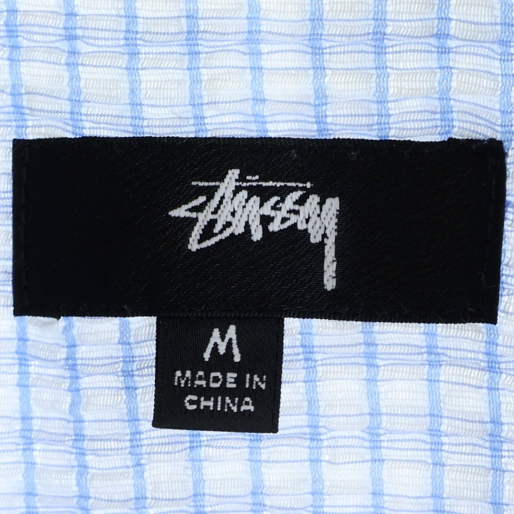 STUSSY(ステューシー) Flat Bottom Crinkled フラット ボトム クリンクルド 半袖シャツ 1110324