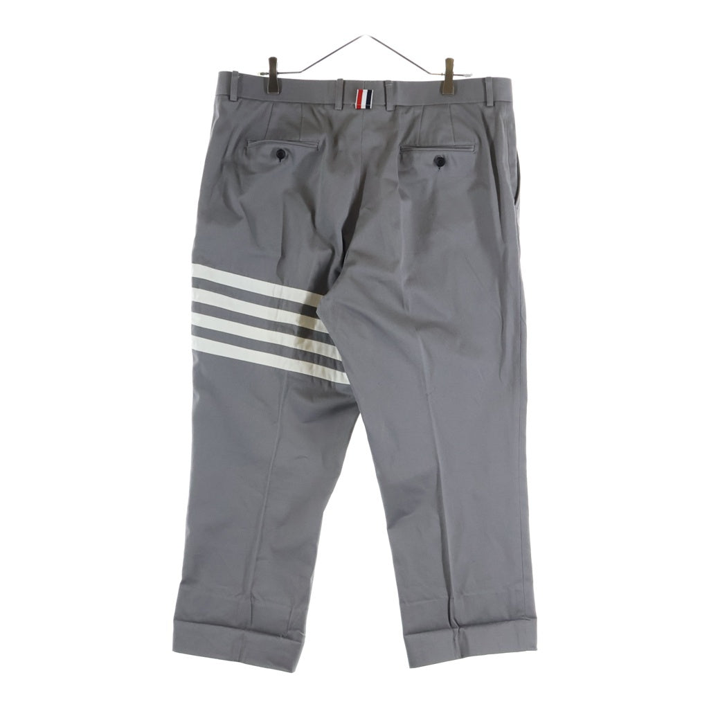 THOM BROWNE(トムブラウン) 4-BAR クラシックテ-ラードスラックスパンツ グレー MTU245A-03788035