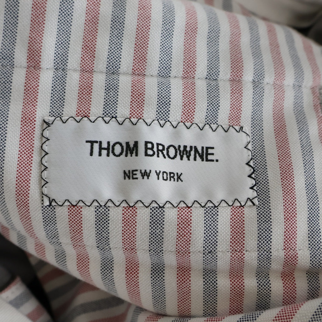 THOM BROWNE(トムブラウン) 4-BAR クラシックテ-ラードスラックスパンツ グレー MTU245A-03788035