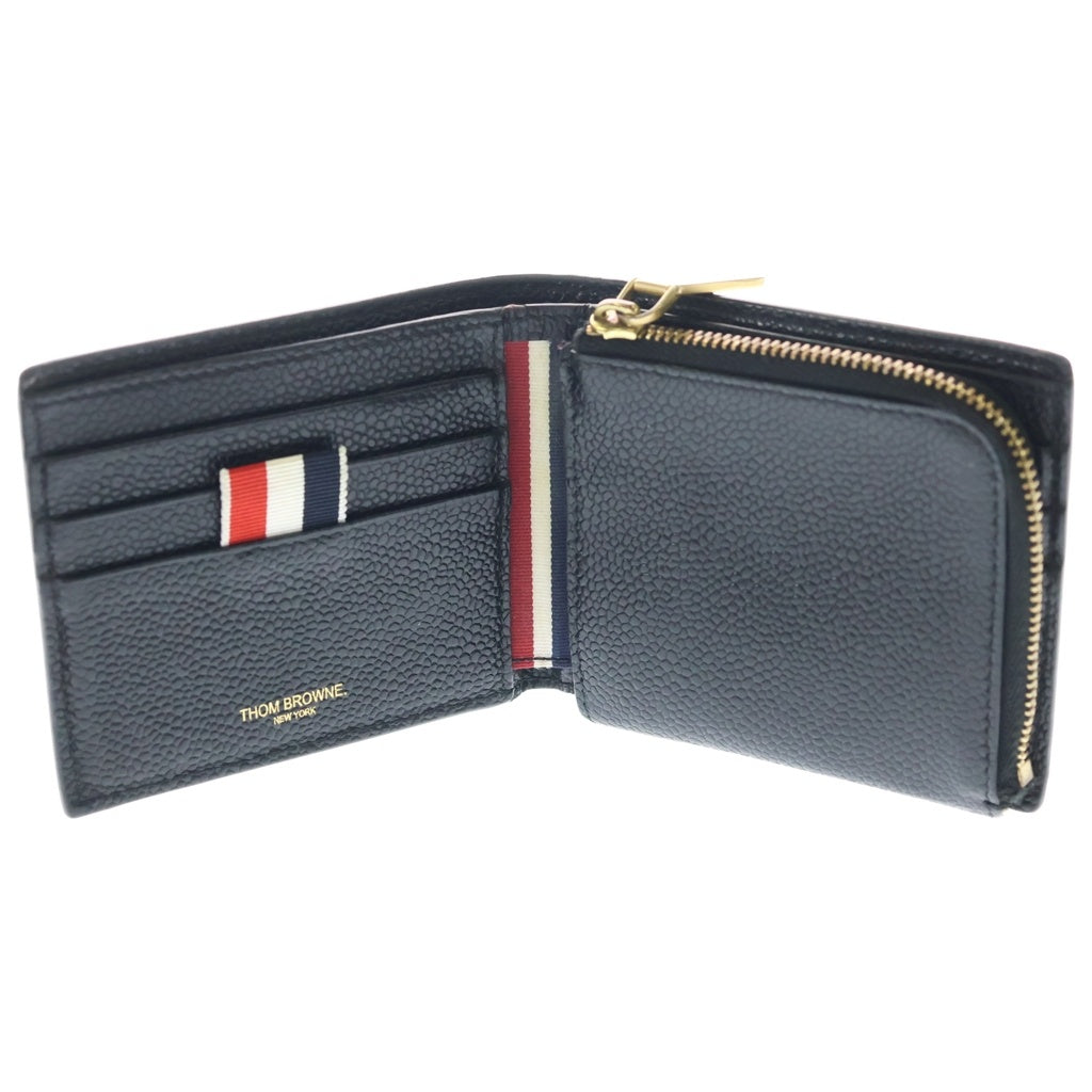 THOM BROWNE(トムブラウン) フォールドアウト コインパース ビルフォールド ブラック MAW146A-00198-001