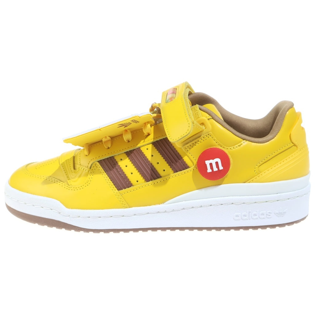 adidas(アディダス) ×M&MS FORUM LOW GY1179 エムアンドエムズ フォーラム ローカットスニーカー イエロー US9.5/27.5cm