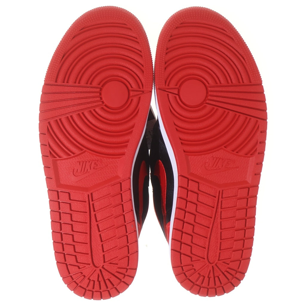 NIKE(ナイキ) WMNS AIR JORDAN 1 RETRO HIGH OG SATIN BRED FD4810-061 ウィメンズ エアジョーダン1 レトロ サテンブレッド ハイカットスニーカー レッド/ブラック US11/38cm