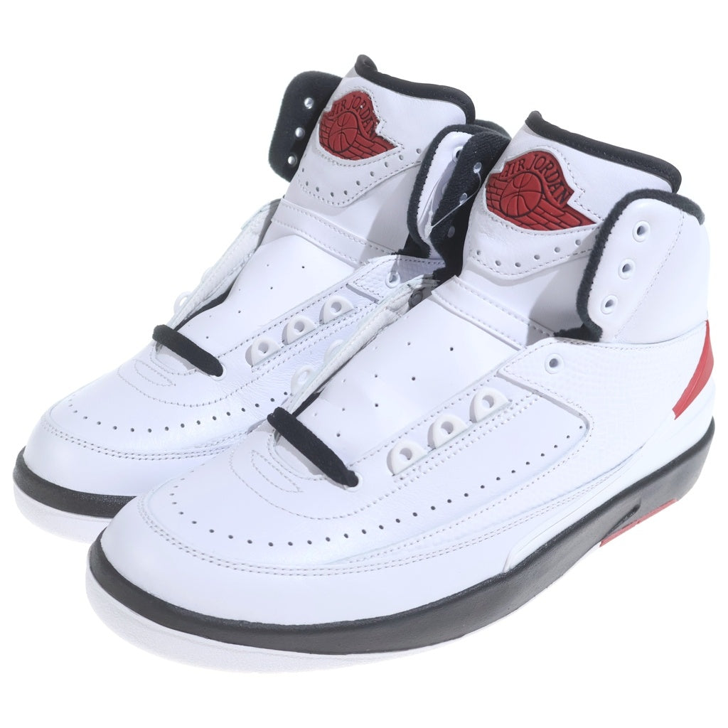 NIKE(ナイキ) AIR JORDAN 2 OG CHICAGO 2022 DX2454-106 エアジョーダン2 シカゴ ハイカットスニーカー ホワイト/ブラック/レッド US9.5/27.5cm