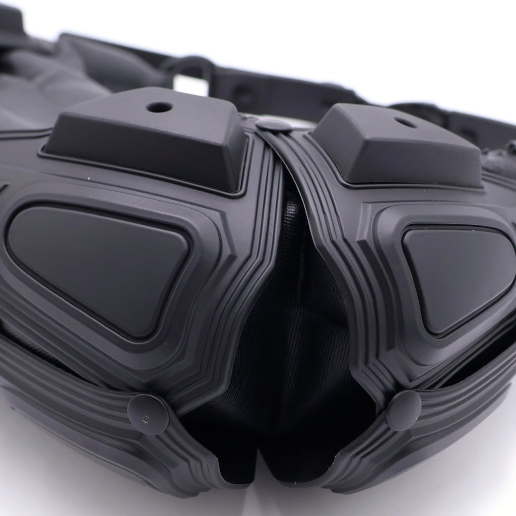 NO BRAND(ノーブランド) INNERRAUM （インナーム) Module 02 Half Moon フェイクレザー ハーフムーン ワンショルダーバッグ ハンドバッグ ブラック