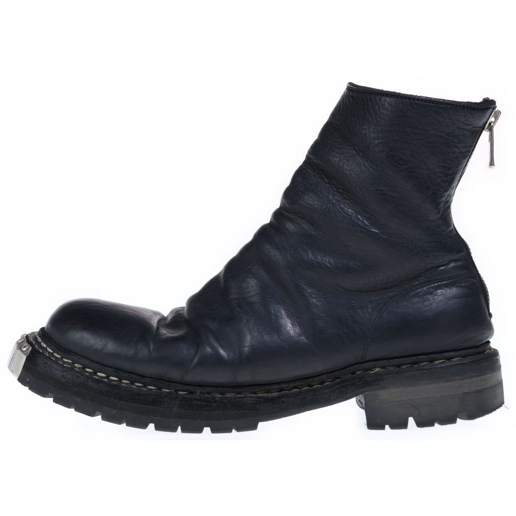 GUIDI(グイディ) 24AW Back Zip Boots GR06V ホースレザー バックジップ ミドルカットブーツ ブラック