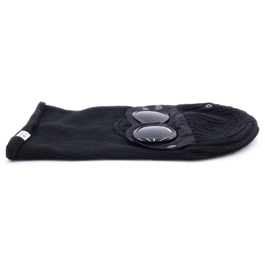 C.P. Company(シーピーカンパニー) 25AW Wool Goggle Balaclava RFCMAC740A ゴーグル付き バラクラバ ウールニットビーニー 帽子 ブラック