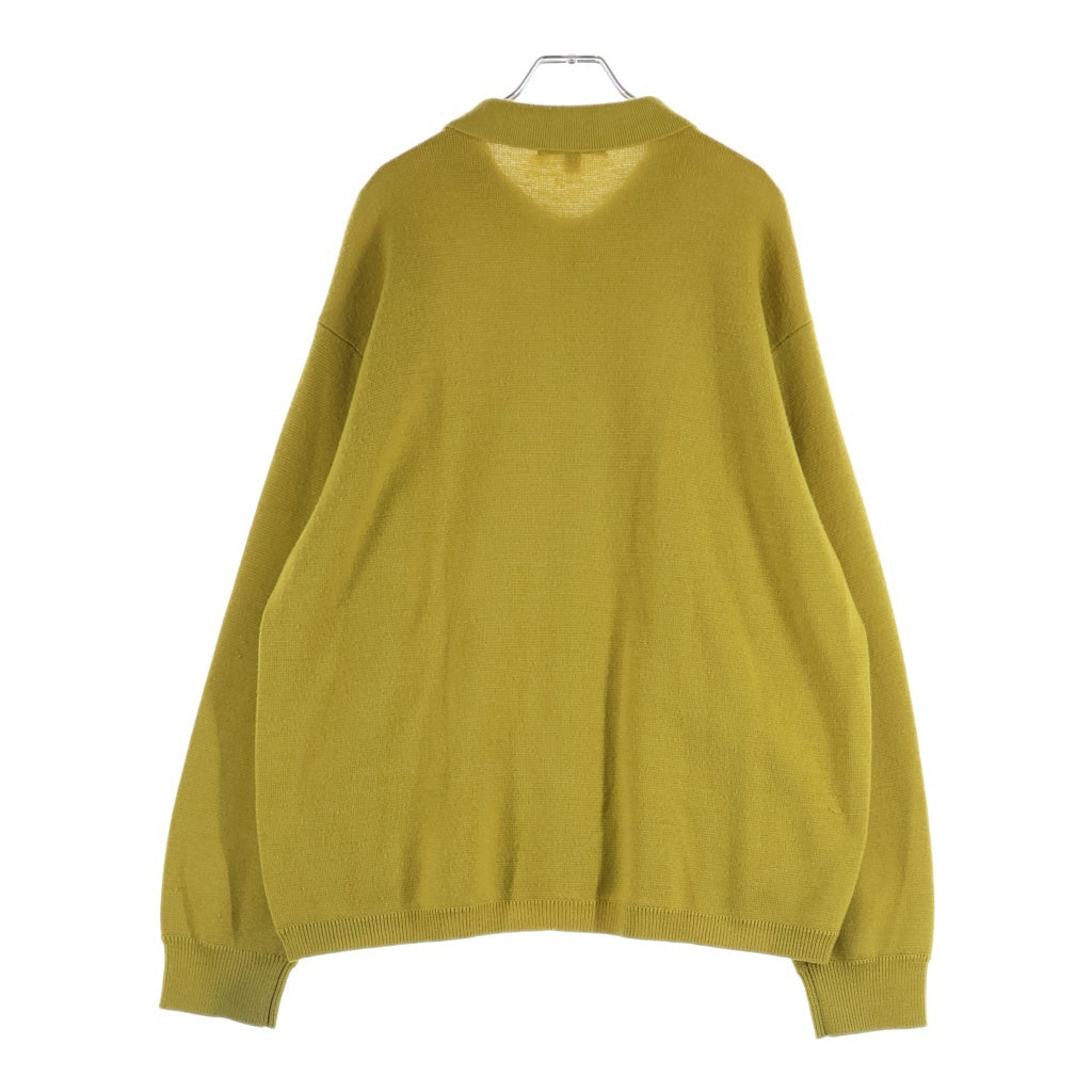 SUPREME(シュプリーム) 23AW Silk Map Cardigan シルクマップ 長袖ニットカーディガン イエロー