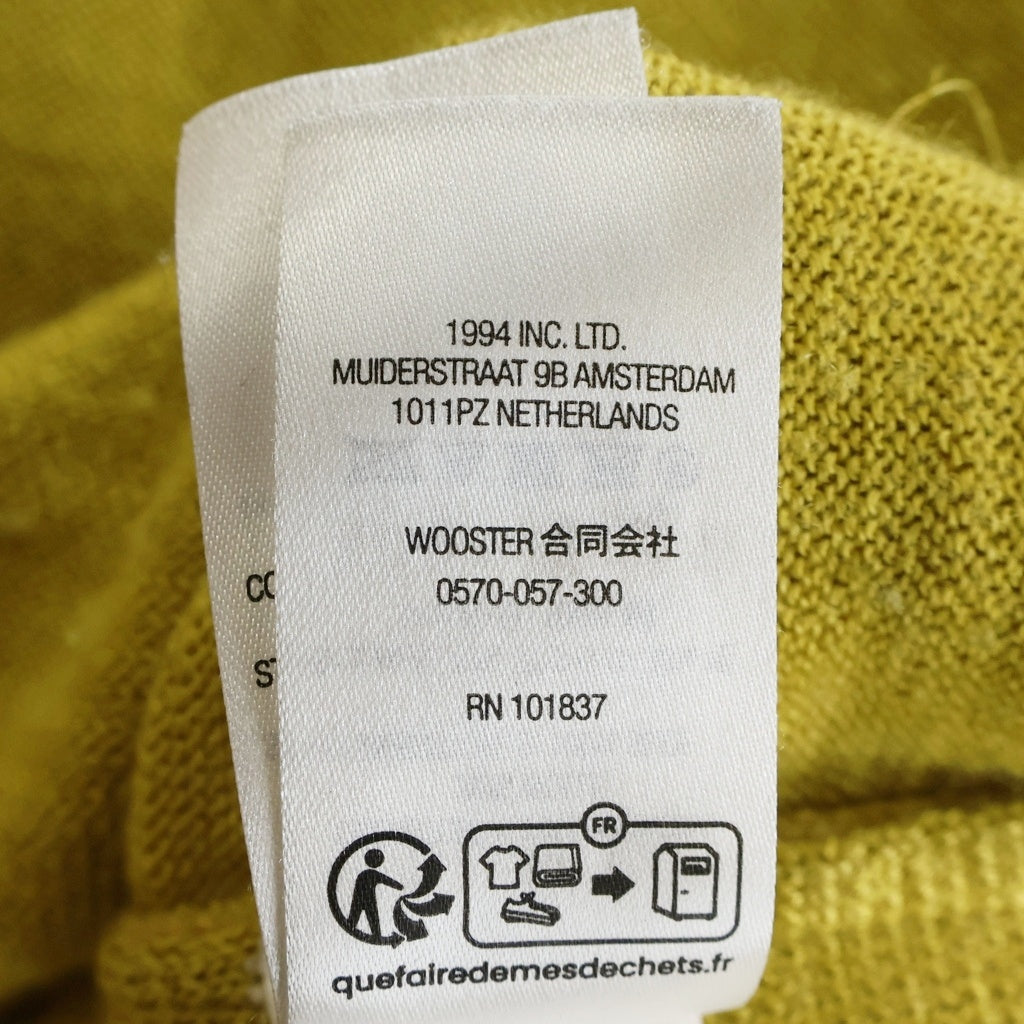 SUPREME(シュプリーム) 23AW Silk Map Cardigan シルクマップ 長袖ニットカーディガン イエロー