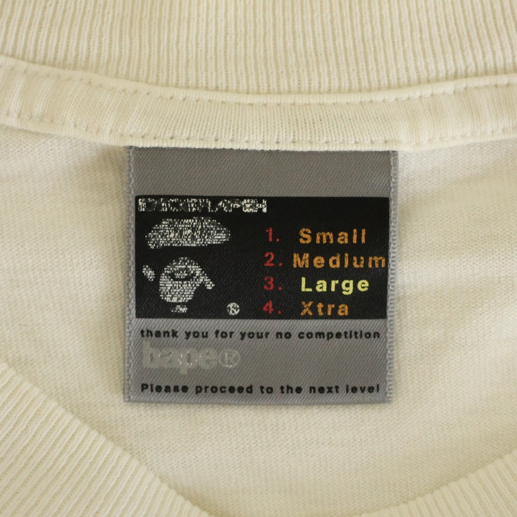 A BATHING APE(アベイシングエイプ) エイプ 90S COLLEGEE TEE 初期タグ