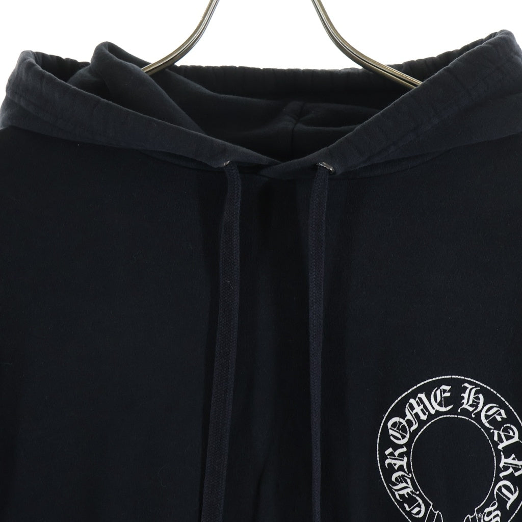 CHROME HEARTS(クロムハーツ) ×MATTY BOY CHOMPER SWTSHRT HD PLVR ×マッティボーイ チョンパー ホースシューフーディ プルオーバースウェットパーカー ブラック