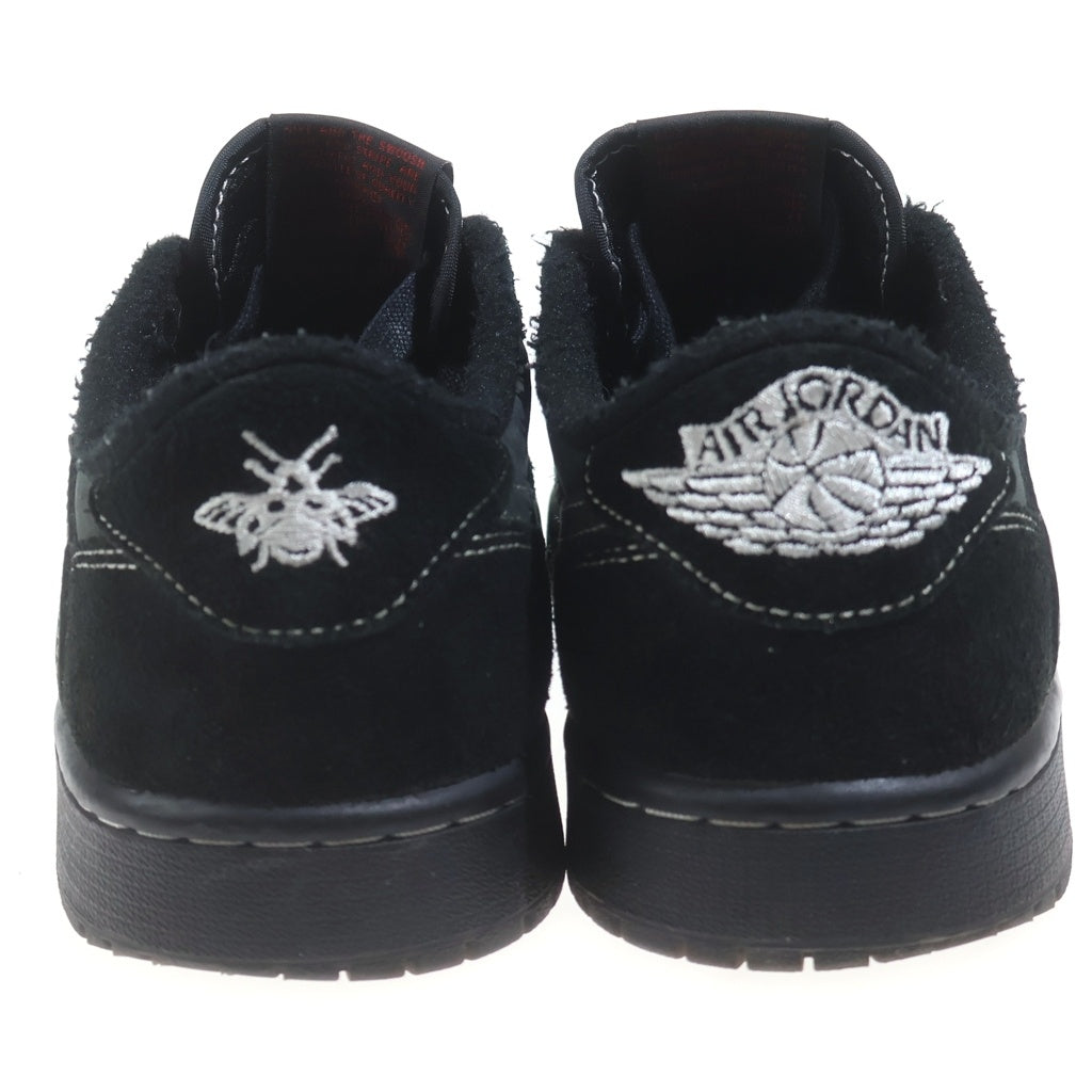 NIKE(ナイキ) ×Travis Scott Air Jordan 1 Low OG SP Black Phantom トラヴィススコット エアジョーダン1 ロー OG SP ブラック ファントム US8.5/26.5cm ブラック DM7866 001