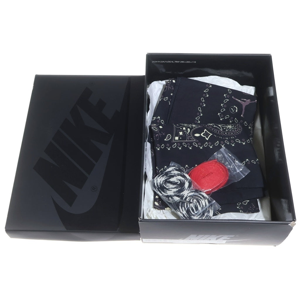 NIKE(ナイキ) ×Travis Scott Air Jordan 1 Low OG SP Black Phantom トラヴィススコット エアジョーダン1 ロー OG SP ブラック ファントム US8.5/26.5cm ブラック DM7866 001