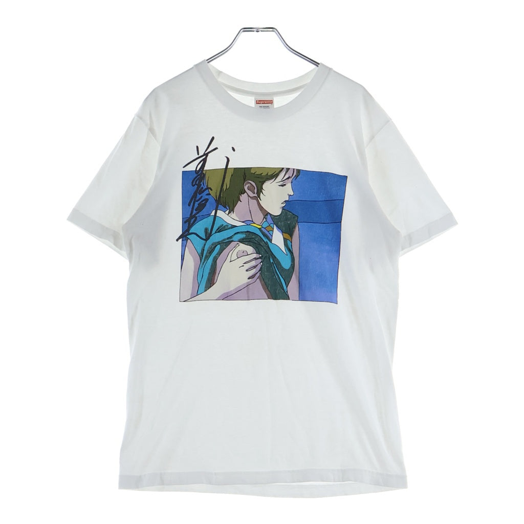 SUPREME(シュプリーム) 15AW ×Toshio Maeda Overfiend Touch Tee ×前田俊夫 グラフィックプリント クルーネック半袖Tシャツカットソー ホワイト