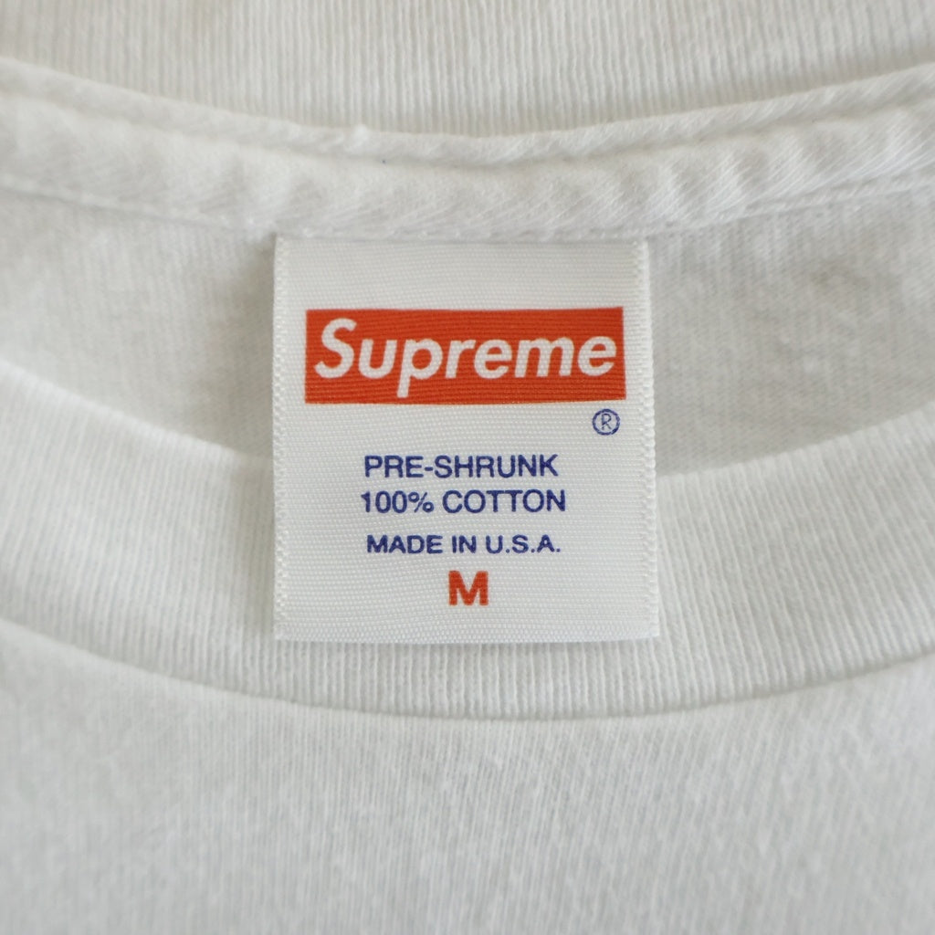 SUPREME(シュプリーム) 15AW ×Toshio Maeda Overfiend Touch Tee ×前田俊夫 グラフィックプリント クルーネック半袖Tシャツカットソー ホワイト