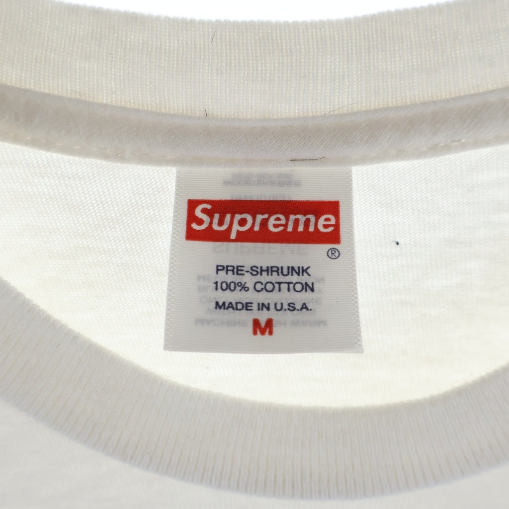 SUPREME(シュプリーム) 24SS ×Margaret Keane Teardrop Tee マーガレットキーン ティアドロップ プリント クルーネック半袖Tシャツカットソー ホワイト