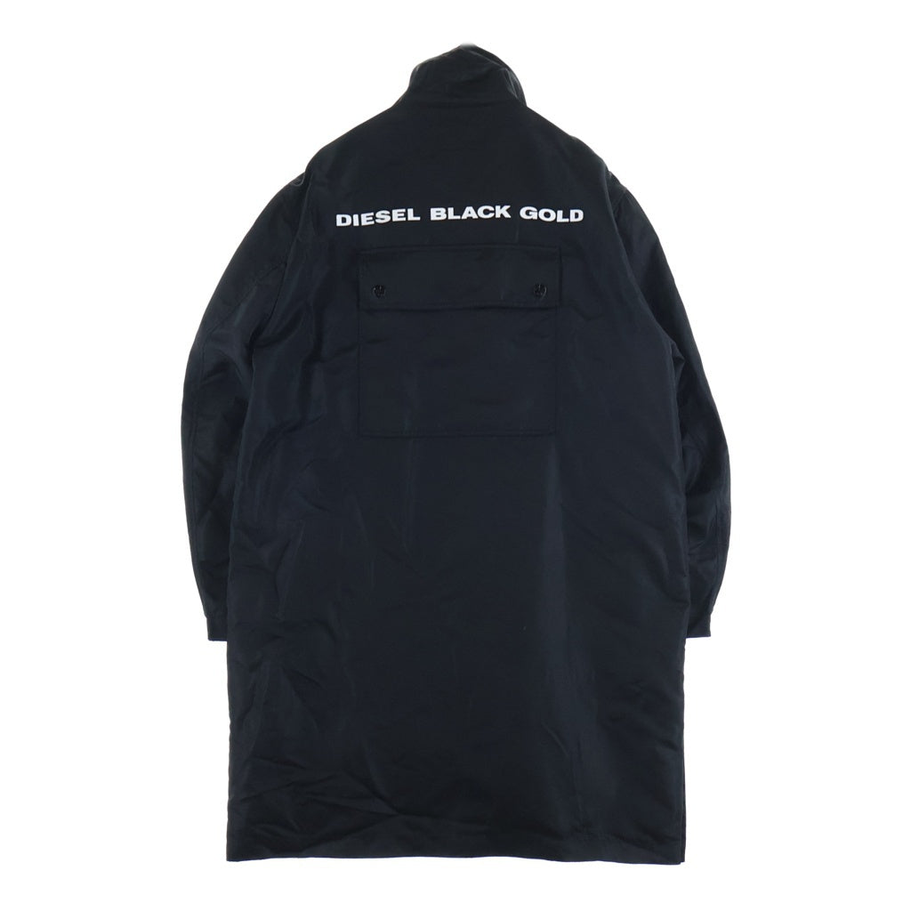 DIESEL(ディーゼル) BLACK GOLD ブラックゴールド ナイロン ロングコート ブラック 00SKLKJ-R-LONG BGFJV