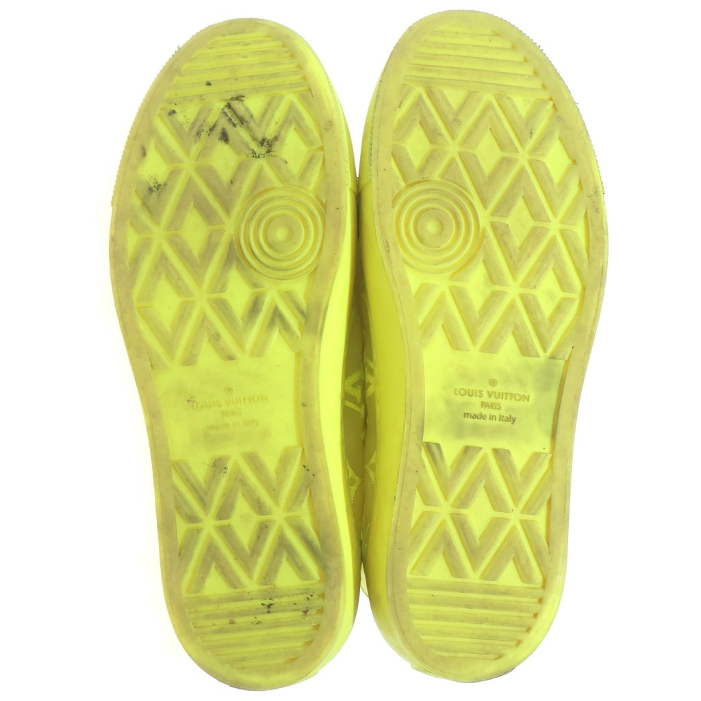 LOUIS VUITTON(ルイヴィトン) 19AW Tattoo Line Sneakers 1A5S1K タトゥーライン メッシュ モノグラム ハイカットスニーカー イエロー