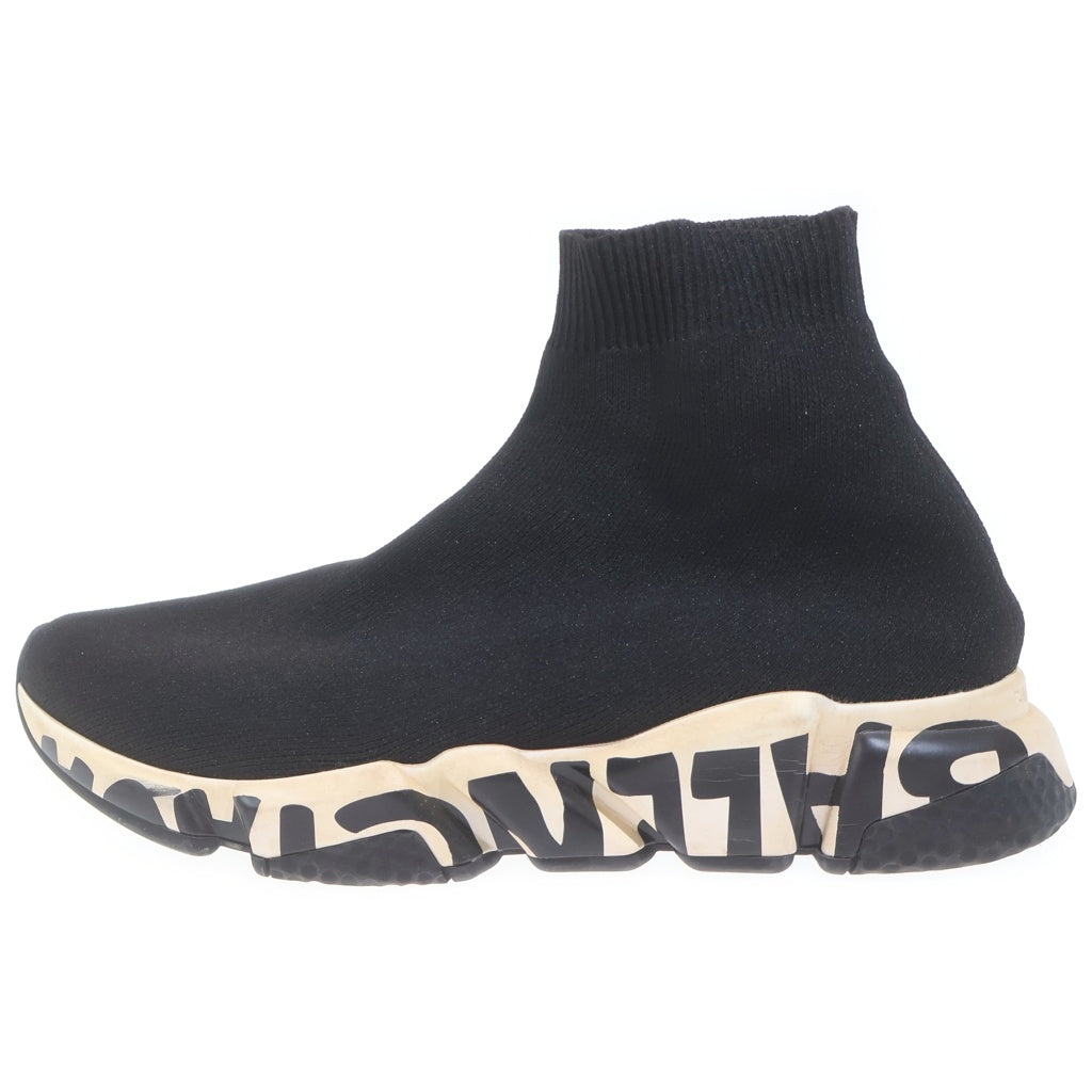 BALENCIAGA(バレンシアガ) SPEED TRAINER 605942 スピードトレーナー グラフィティ ソックススニーカー ブラック