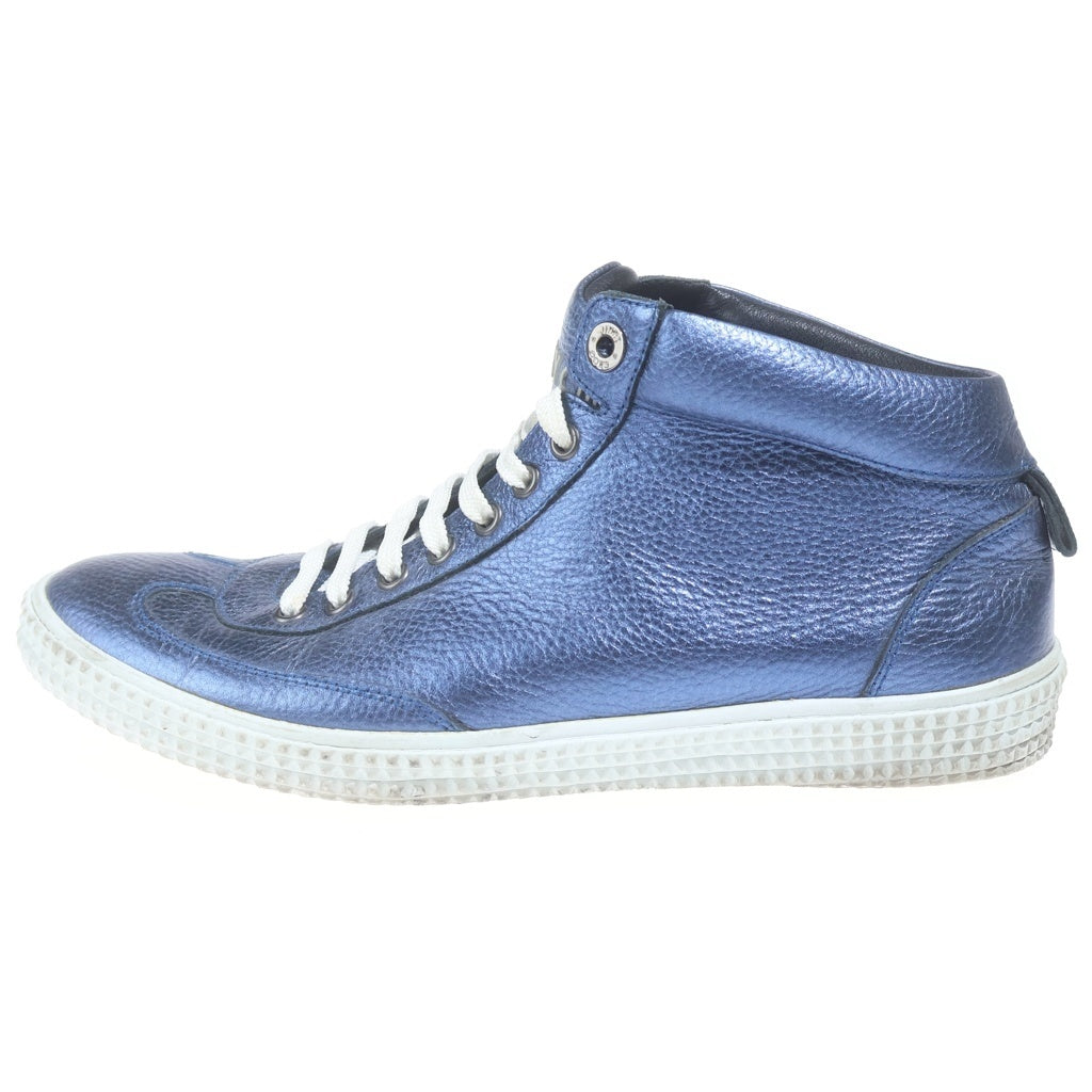 JIMMY CHOO(ジミーチュウ) VARLEY SEA BLUE LOW CUT SNEAKERS バーリー メタリックブルー ハイカットスニーカー