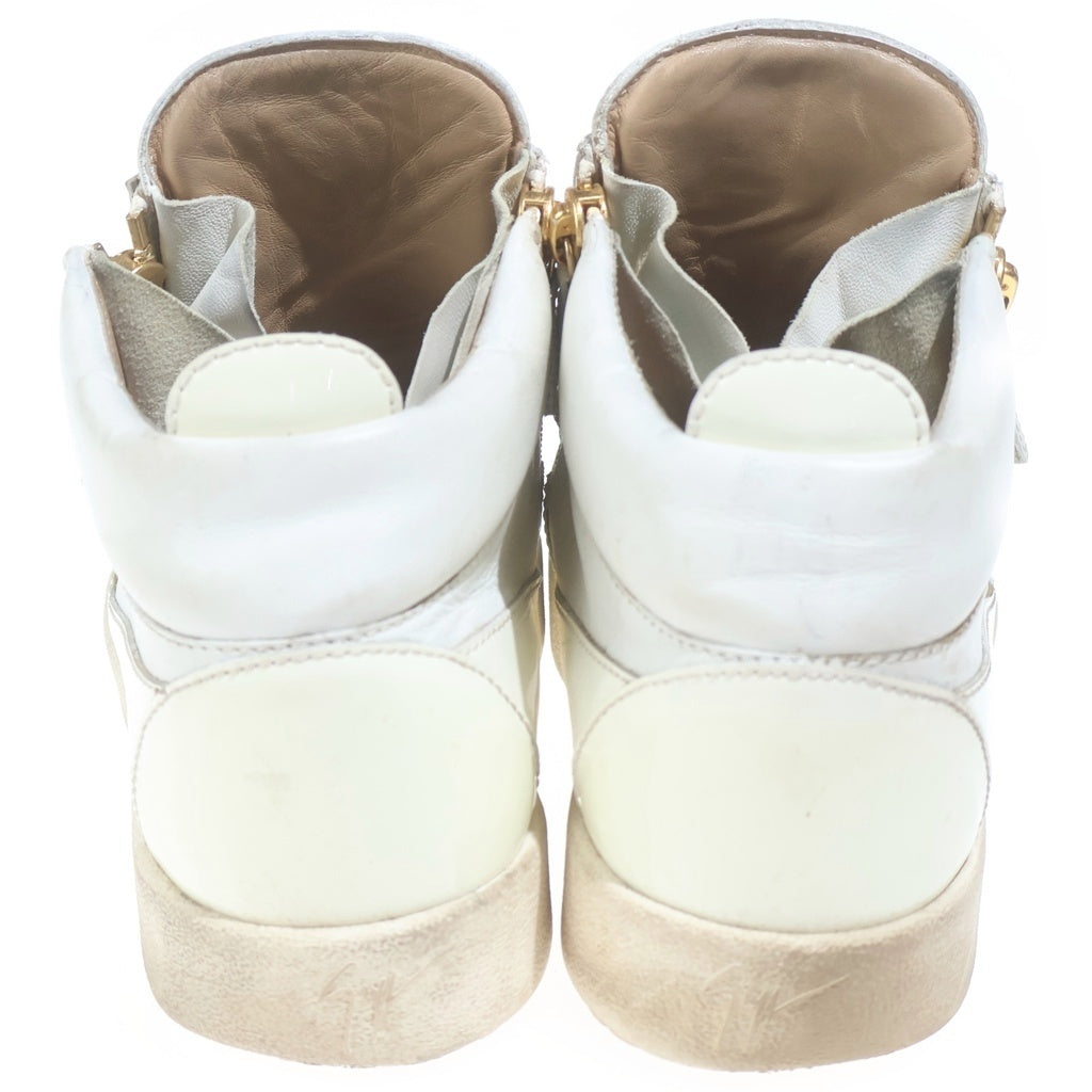 GIUSEPPE ZANOTTI(ジュゼッペ ザノッティ) KRISS RU00011004 クリス ミッドトップレーススニーカー ホワイト
