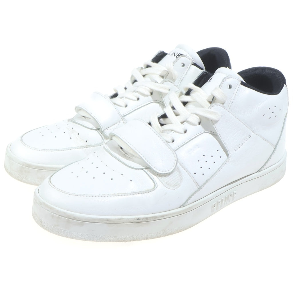 CELINE(セリーヌ) CT-02 MID CUT SNEAKER ベルクロストラップ ミッドカットスニーカー ホワイト