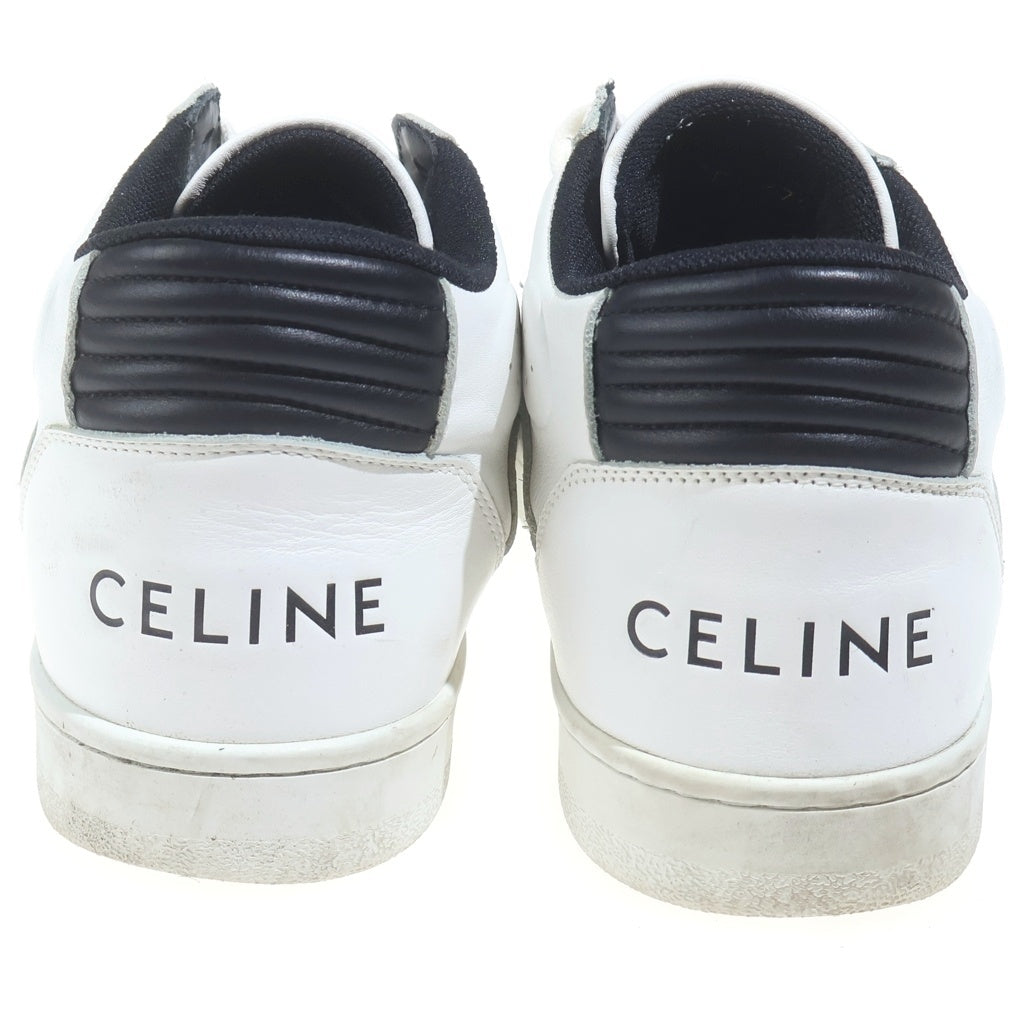 CELINE(セリーヌ) CT-02 MID CUT SNEAKER ベルクロストラップ ミッドカットスニーカー ホワイト