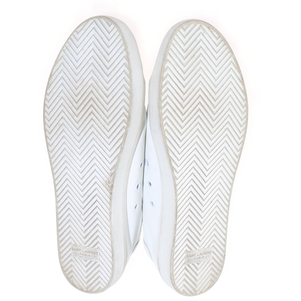 SAINT LAURENT PARIS(サンローランパリ) MALIBU LOW CUT SNEAKER 606408 マリブ レザー ローカットスニーカー ホワイト