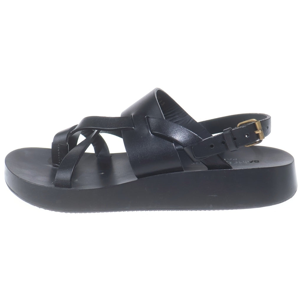 SAINT LAURENT PARIS(サンローランパリ) NOAH SANDALS 649005 ノア レザー サンダル ブラック