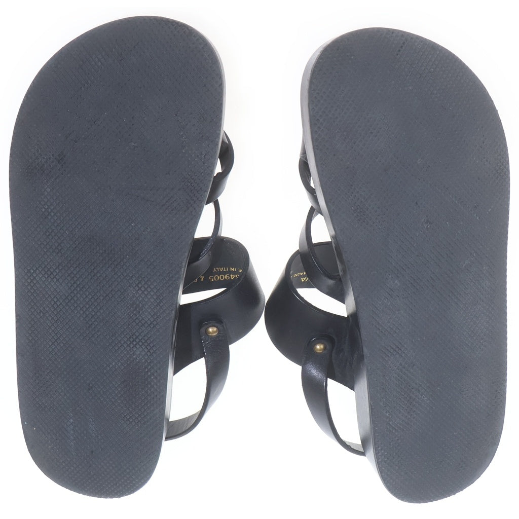 SAINT LAURENT PARIS(サンローランパリ) NOAH SANDALS 649005 ノア レザー サンダル ブラック