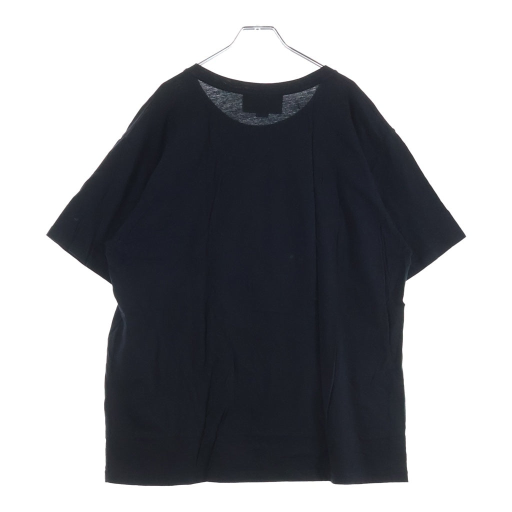 GUCCI(グッチ) Oversize T-shirt With Interlocking G 493117 オーバーサイズ インターロッキングロゴプリント クルーネック半袖Tシャツカットソー ブラック