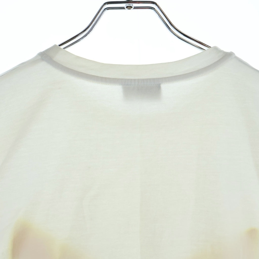 FENDI(フェンディ) MONSTER CREW T-SHIRT FAF538 3D メッシュ FFロゴ クルーネック半袖Tシャツカットソー ホワイト