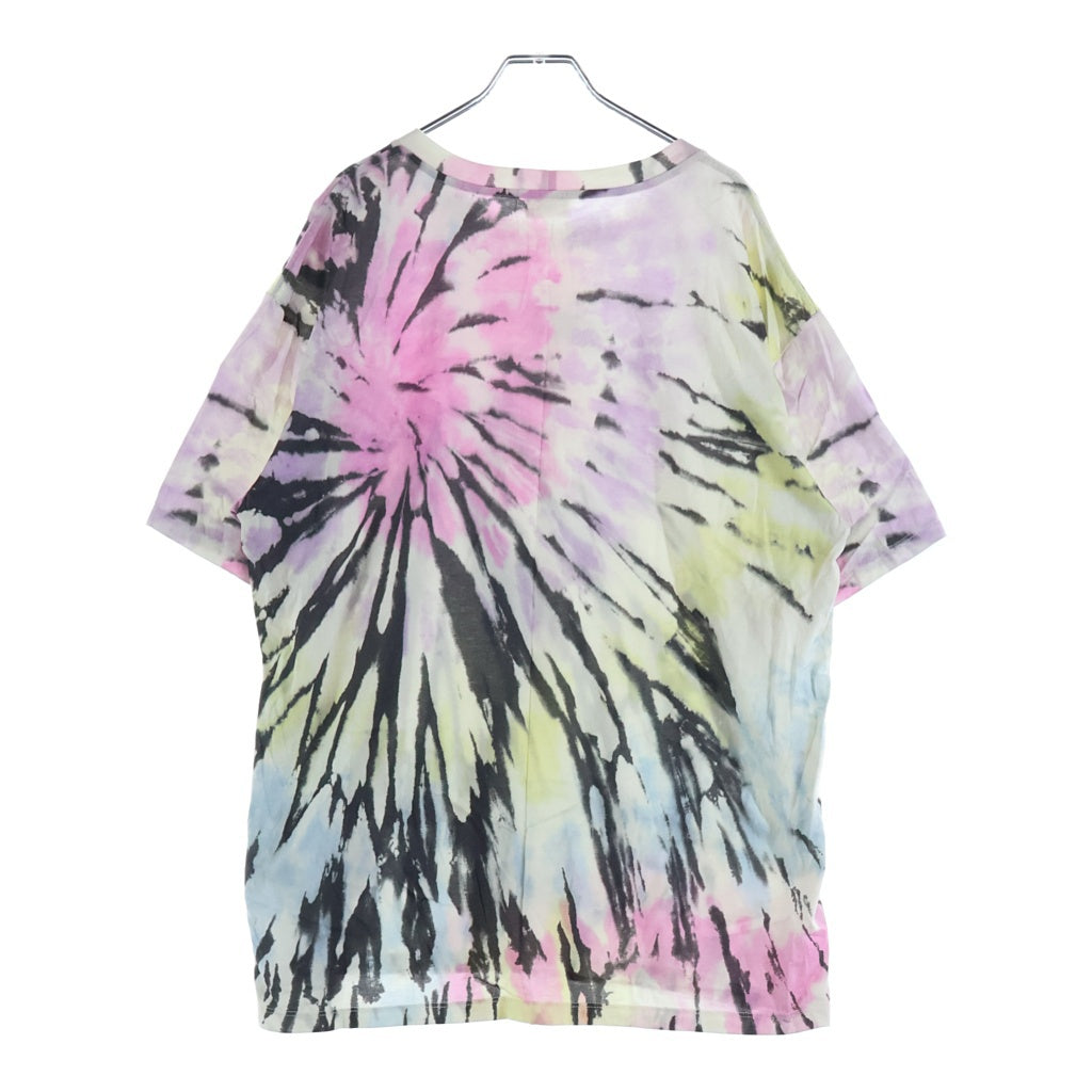 CELINE(セリーヌ) 23SS LOOSE TIE DYE T SHIRT 2X59G649V ルーズフィット ダイダイ柄 クルーネック半袖Tシャツカットソー マルチ