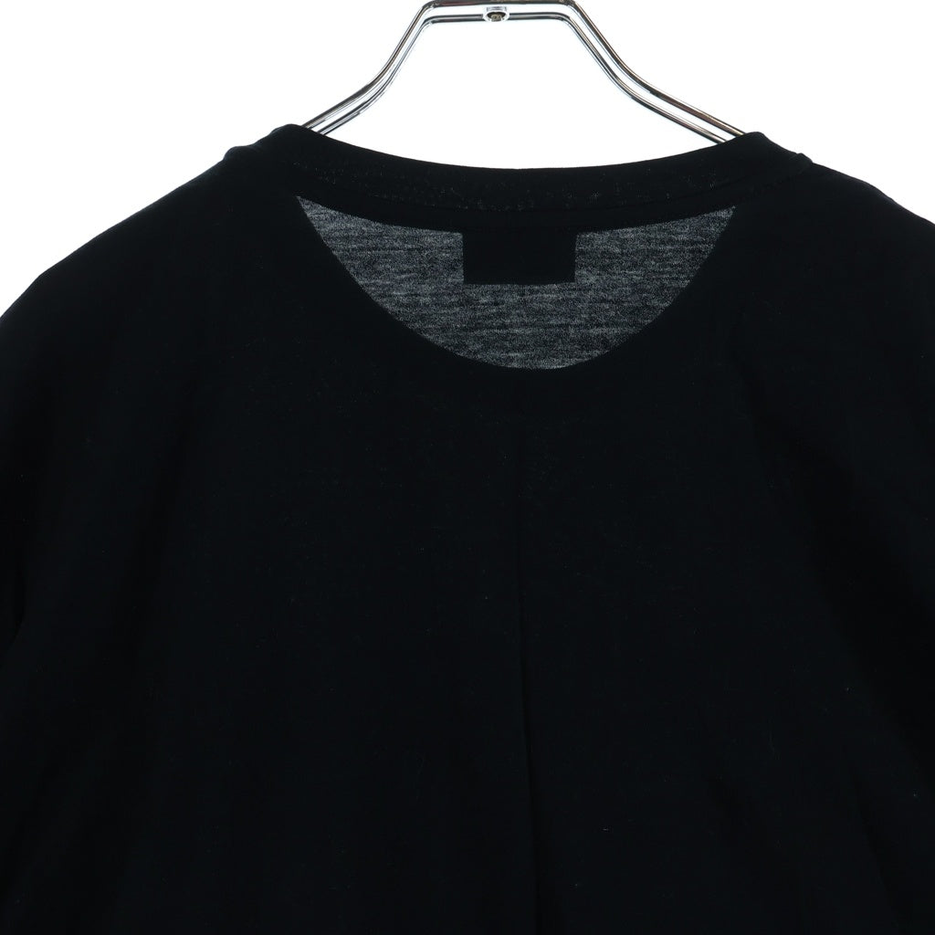 FENDI(フェンディ) FF LOGO MESH CREW T-SHIRT FAF538 FF ロゴ メッシュ クルーネック半袖Tシャツカットソー ブラック