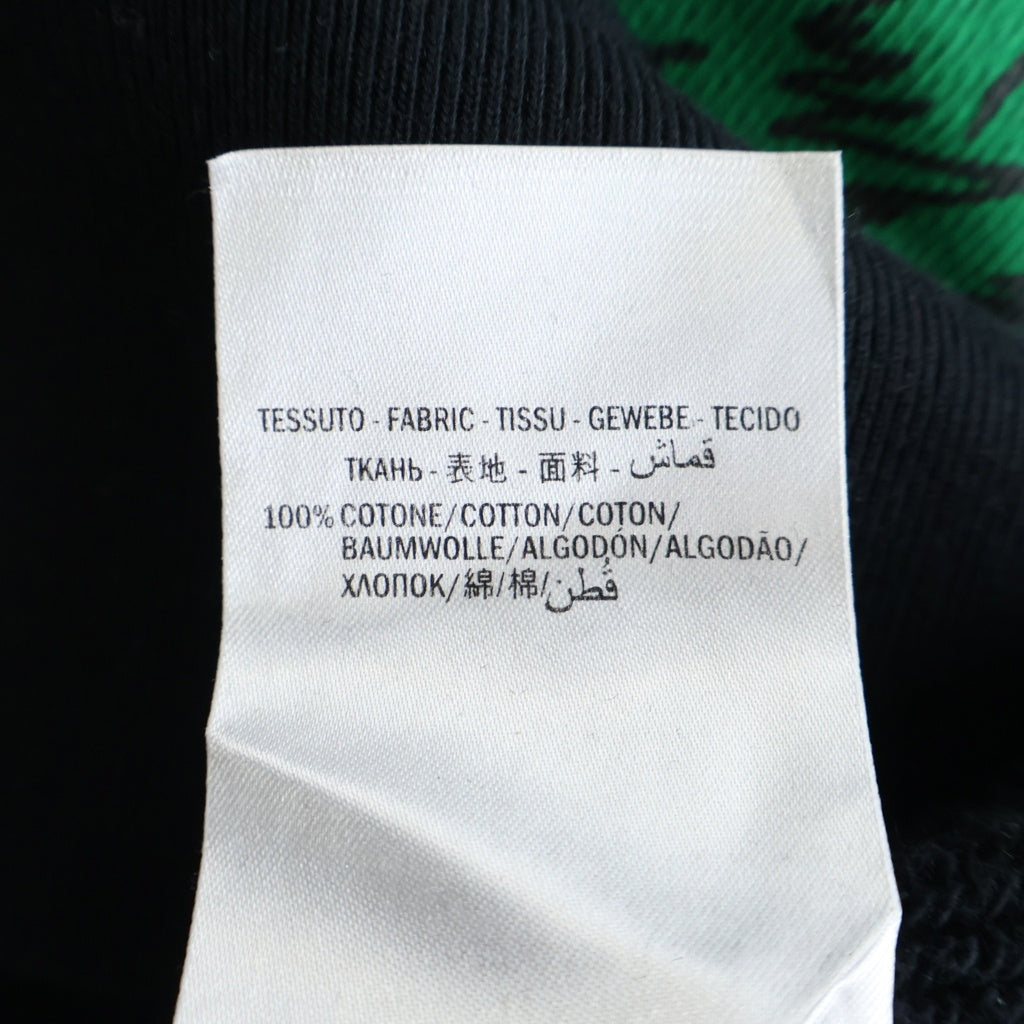 GUCCI(グッチ) Tiger Print Hooded Sweatshrt 475374 タイガープリント プルオーバーパーカー フーディー ブラック
