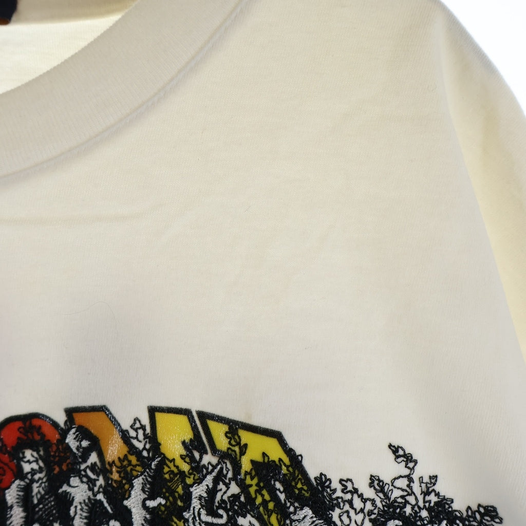 LOUIS VUITTON(ルイヴィトン) 19SS Wizard Oz Spiral Tee オズの魔法使い フロントロゴ刺繍 クルーネック半袖Tシャツカットソー ホワイト