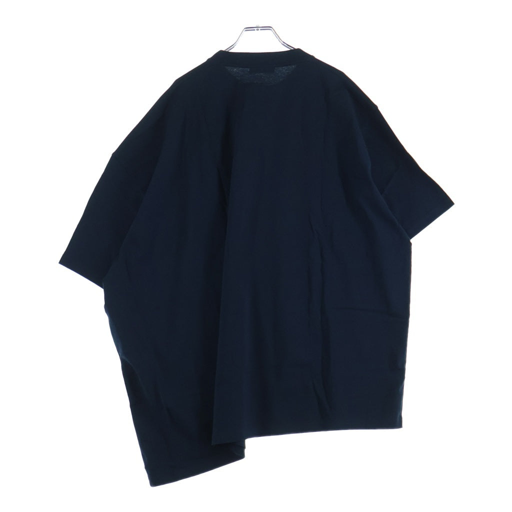 BALENCIAGA(バレンシアガ) 19AW Shifted T-shirt 583917 オーバーサイズ シフテッド クルーネック半袖Tシャツカットソー ネイビー