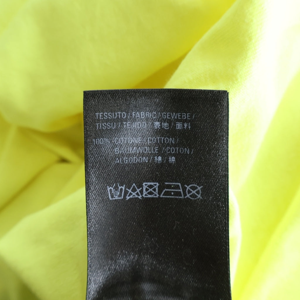 BALENCIAGA(バレンシアガ) 19SS SHOULDER LOGO CREW T-SHIRT 578139 TFV51 ショルダーロゴ クルーネック半袖Tシャツカットソー イエロー