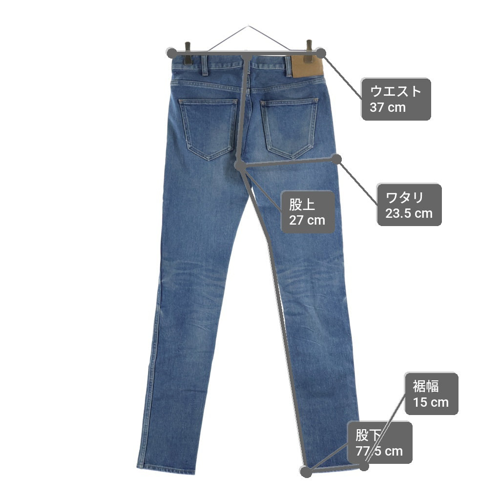 CELINE(セリーヌ) 2N120640E ウォッシュド加工 スキニーデニムパンツ ジーンズ インディゴ